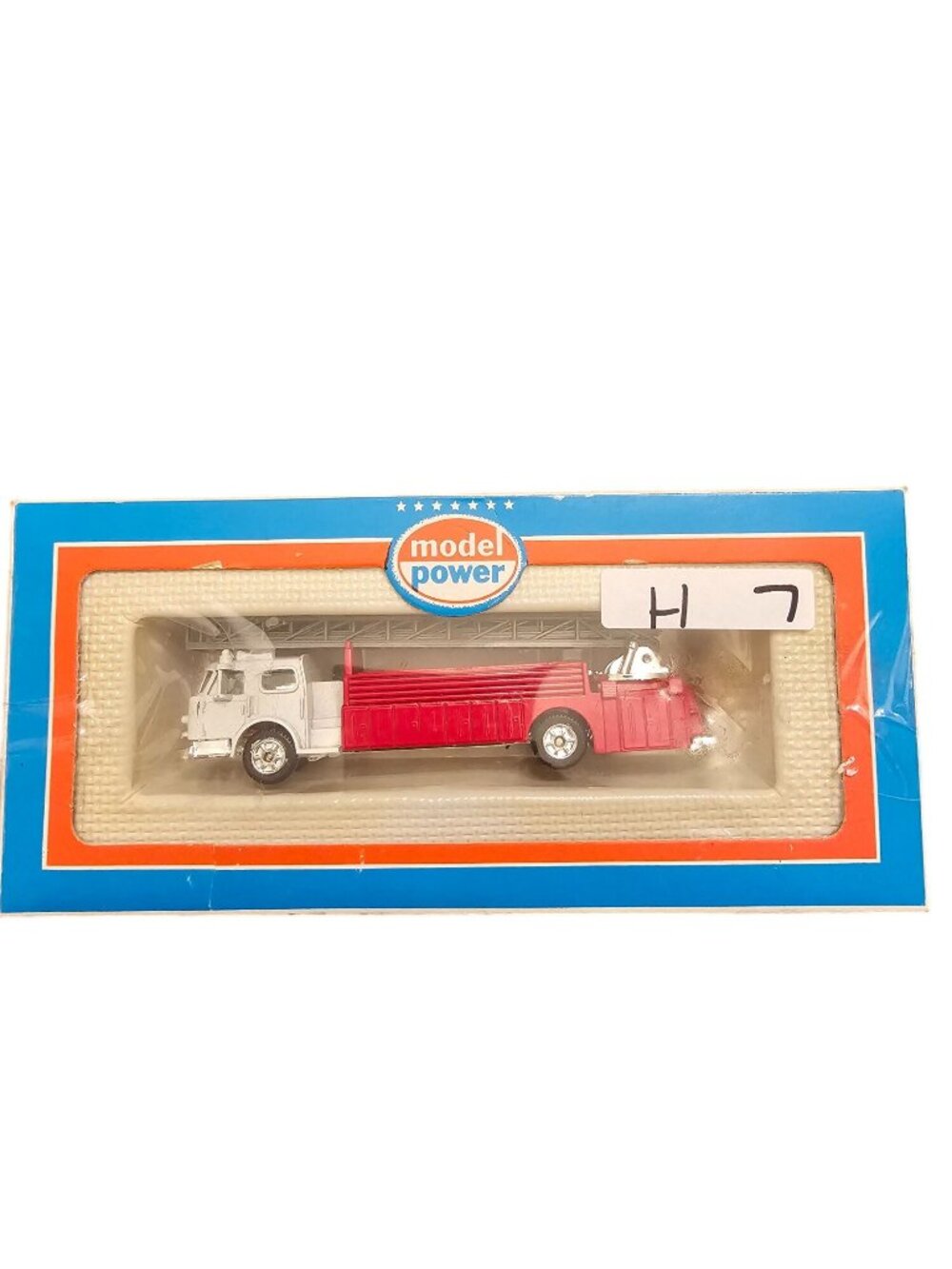 Model Power HO Scale Die-Cast Fire Truck In Original Box